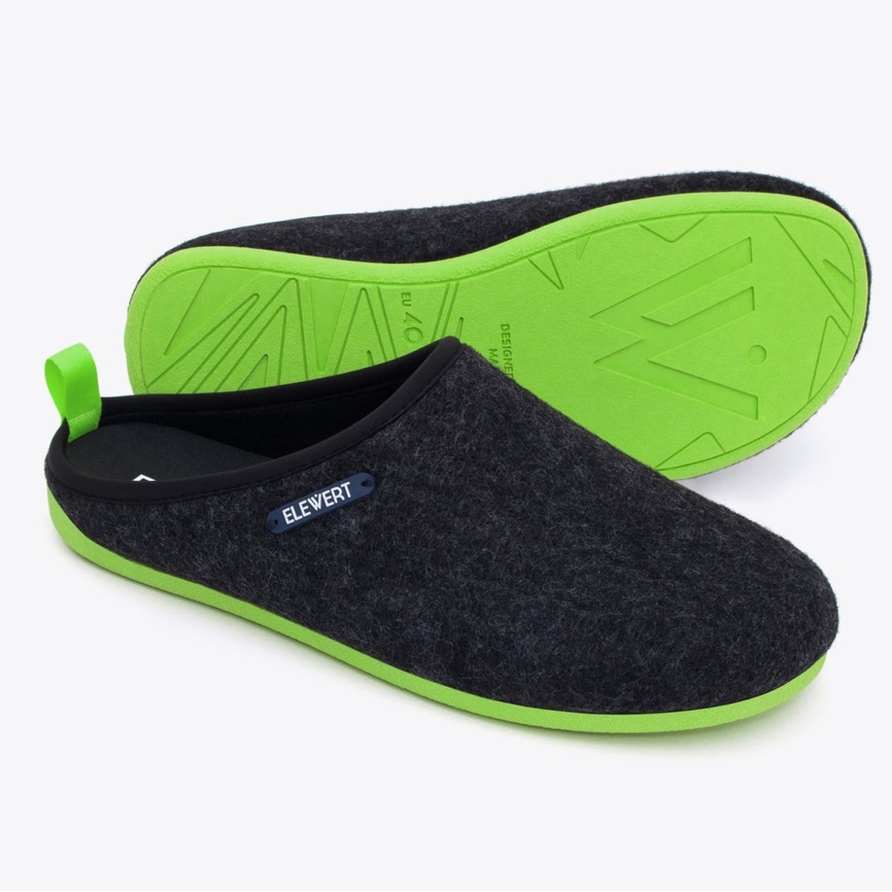 Elewert Recycled PETT Felt Slipper. new in box. Size 47 EU/12.5 US Men’s